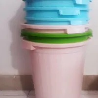 ۶عدد سطل بزرگ درب دار