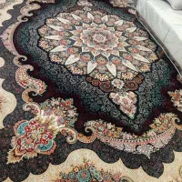 ۲تخته فرش ۱۲ متری زمینه سرمه ای