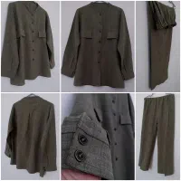 مانتومجلسی سوزندوزی شلوار شومیز چادر پیراهن پالتو|لباس|خرمآباد, |دیوار