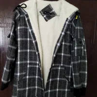 کاپشن یا ژاکت چهارخونه شیک