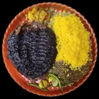 سینی ماهی کبابی حشو ارسال کل اهواز