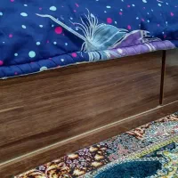 دو عدد تخت خواب تک نفره ام دی اف و کتابخانه ست|تخت و سرویس خواب|اهواز, کمپلو شمالی|دیوار
