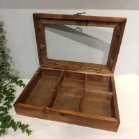 جعبه تی بک چوبی|ظروف سرو و پذیرایی|قم, صفائیه|دیوار