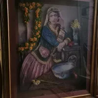 تابلوی تزئینی زن قاجار