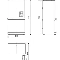 یخچال اسنوا مدل 810|یخچال و فریزر|ری, شهادت|دیوار