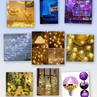 تزئینات نور(ریسه،رقص نور،برگ مصنوعی)