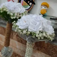 دسته گل عروس شیک|گل مصنوعی|زابل, |دیوار