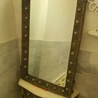 اینه شمعدان برنز