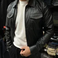 کاپشن چرم کمرکش|لباس|تبریز, |دیوار