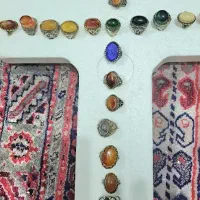انگشتر با عقیق معدنی در همه سایز|جواهرات|تهران, دستغیب|دیوار