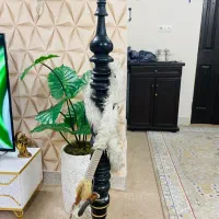 قلیون چوبی و سرخه دار