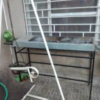 منقل دست ساز ، آهن سفید فن دار نو