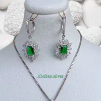 نیم ست نقره جواهری|جواهرات|ارومیه, |دیوار