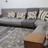 مبل L  ۷ نفره و ۲ سال استفاده شده|مبلمان خانگی و میز عسلی|اشتهارد, |دیوار