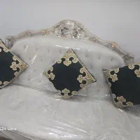ست رومبلی و رومیزی سنگ دوزی کاردست|پرده، رانر، رومیزی|تهران, ائمه اطهار|دیوار