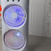 پنکه مه پاش دو فنه شارژی ریموت دار|پنکه و تصفیه‌کنندهٔ هوا|کرج, باغستان|دیوار