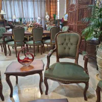 سرویس مبل ونهارخوری مدل دوگل آنتییک|مبلمان خانگی و میز عسلی|تهران, سوهانک|دیوار