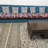 مبل راحتی و میز عسلی