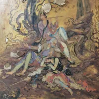 شش عدد تابلوی زیبای عتیقه( ورق بزن)|کلکسیون اشیاء عتیقه|تهران, شهرک آسمان|دیوار