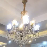 یک جفت لوستر برنجی