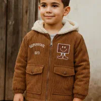 کاپشن بچه گانه با چک صیادی