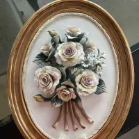 تابلو گل برجسته دست‌ساز