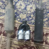 منبع اگزوز اسپرت سراگزوز دو لول شکاریj.s|قطعات یدکی و لوازم جانبی|نیشابور, ده حلاج|دیوار