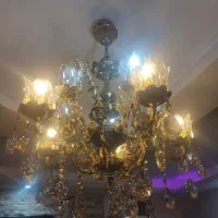 لوستر شاه عباسی تمام برنج ۱۰ شاخه