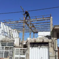 تخریب  ساختمان تخریب دیوار اوپن وشومینه سقف