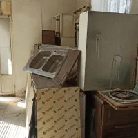 کابینت  به همراه صفحه و هود و سینک