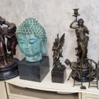 مجسمه برنزی شمعدان پرنسس