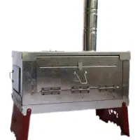 منقل باربیکیو تاشو اجاق هیزمی تاشو جوج