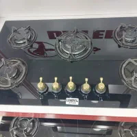 اجاق گاز شیشه ۵شعله|اجاق گاز و لوازم برقی پخت‌وپز|هشتگرد, هشتگرد قدیم|دیوار