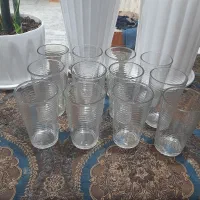 ۱۲ عدد لیوان شربت خوری و آبخوری یکجا ۱۲۰ هزار