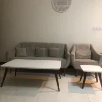 مبلمان ۸نفره و نهارخوری ۶ نفره طوسی