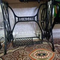 پایه چرخ چدنی عتیقه
