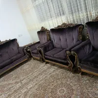 مبل هفت نفره با عسلی و میز تلویزیون|مبلمان خانگی و میز عسلی|هشتگرد, گلسار|دیوار