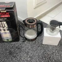 کتری برقی با قوری در حد نو سالم