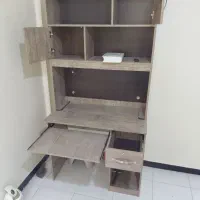 میزتحریر و کتابخانه mdf در حد نو