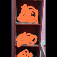 بوفه رنگ طوسی قرمز