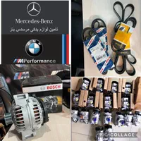 تسمه کولر دینام بنز بی ام و پورشه کمپرسورکولر فولی