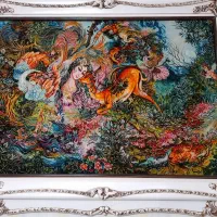 تابلو فرش دستباف طرح فرانسوی ،مینیاتور|تابلو فرش|کرج, فاز ۴ مهرشهر|دیوار