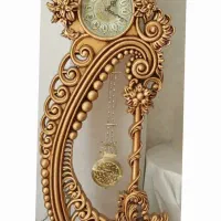 ساعت ایستاده سلطنتی کار شده از جنس چوب