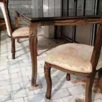 میز نهار خوری 8 نفره چوبی سلطنتی