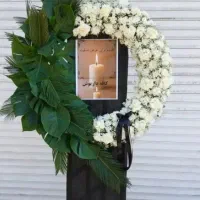 پایه فلزی ترحیم گل داودی|گل و گیاه طبیعی|مشهد, امیر|دیوار