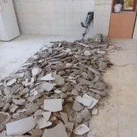 *تخریب* و کنده کاری و *بنایی*