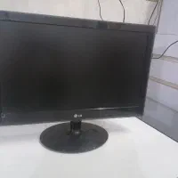 مانیتور 22 اینچ اصل LG|قطعات و لوازم جانبی رایانه|قم, دروازه چوبی|دیوار