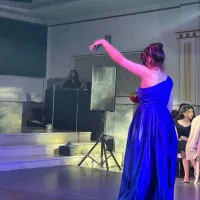 لباس مجلسی ،پیراهن مجلسی آبی کاربنی|لباس|آمل, |دیوار