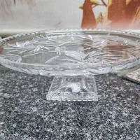 شیرینی خوری کریستال گرد *مدل خورشیدی* (چک اصل)
