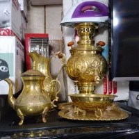 سماور گازی ۶ لیتری عالی نسب مدل گنجینه نصف قیمت|سماور، چای‌ساز، قهوه‌ساز|پرند, فاز ۲|دیوار